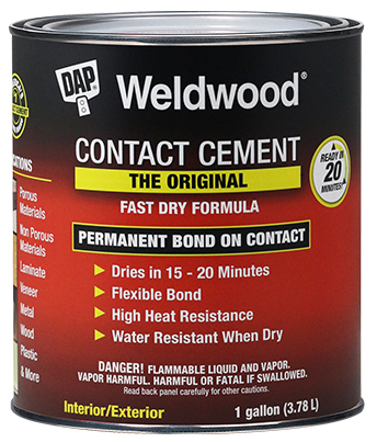 cement contact weldwood original dap